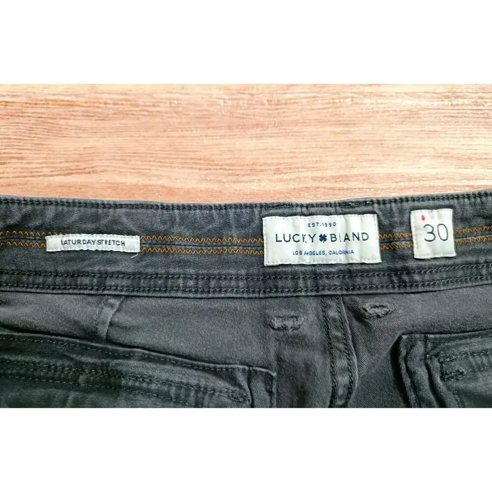 Lucky Brand Men's Outdoor Cargo Shorts Charcoal Gray Size 30